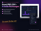 Abo- und Vertrags-Manager – Excel, PDF und CSV in beide Richtungen