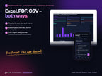Subscription & Contract Manager – Excel, PDF and CSV both ways