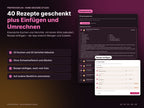 Home-Bäckerei Studio – 40 Rezepte geschenkt, Rezepte einfügen und umrechnen