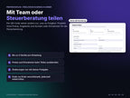 Freelancer Business Planner – mit Team oder Steuerberatung teilen