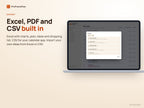 Advent Activity Calendar – export as Excel, PDF and CSV