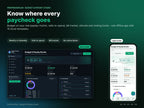 Budget & Payday Studio – know where every paycheck goes, light and dark mode