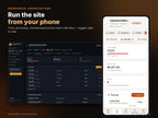 Job site on your phone: working hours, time-stamped photos and site diary