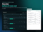 Reorder list by supplier with purchase list as PDF