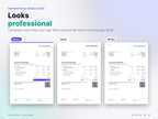 Three invoice templates: Modern, Classic, Minimal