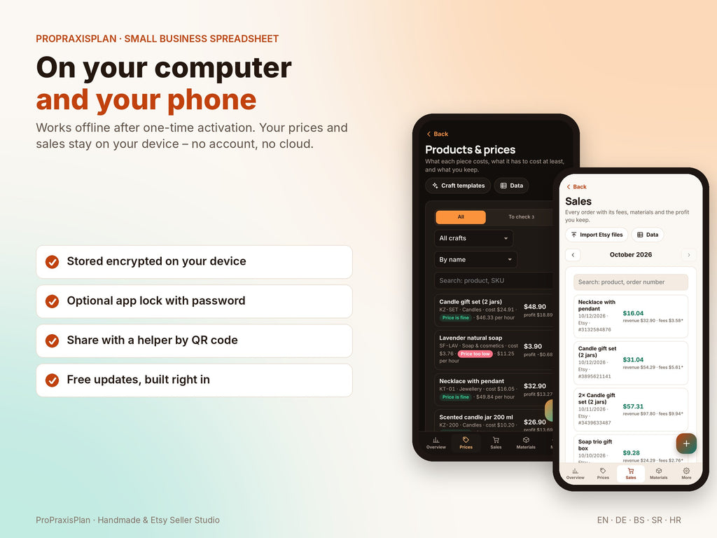 Seller Studio – on your computer and your phone