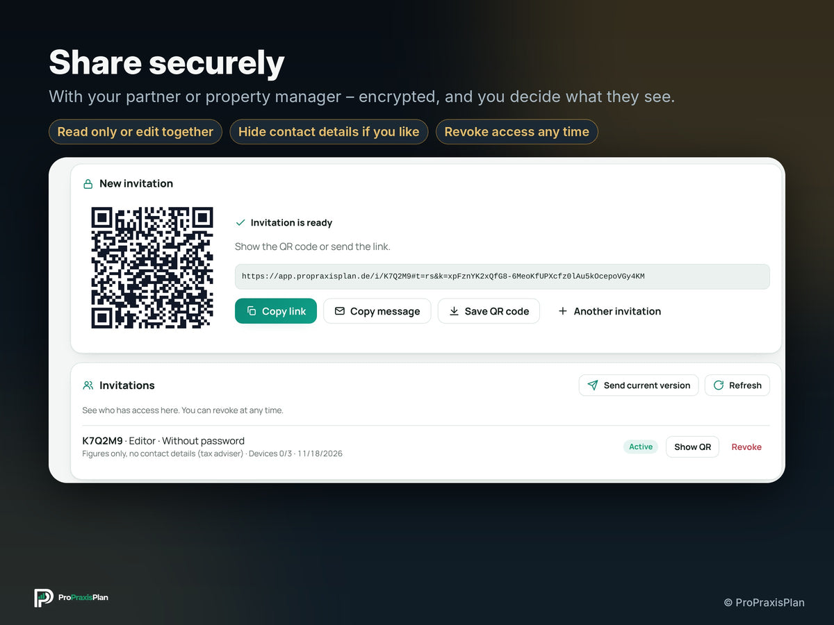 Landlord Manager – Share securely