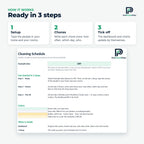 Cleaning Schedule – ready in 3 steps
