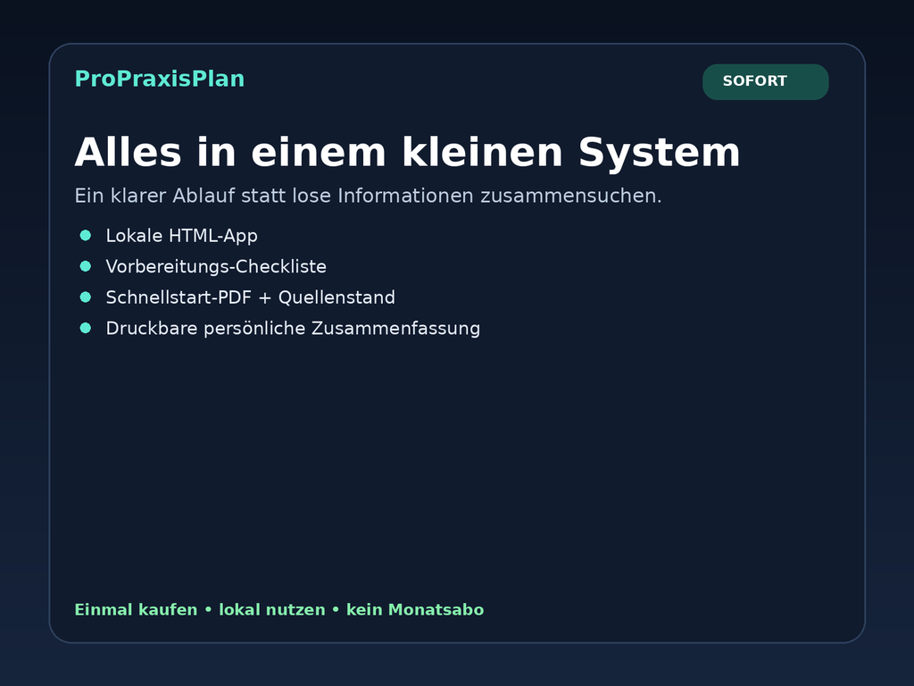 Führerschein-Umtausch Assistent Deutschland – Offline-App, Checkliste, PDF und Quellenstand
