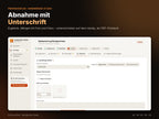 Abnahmeprotokoll mit Mängeln, Fotos und Unterschrift