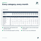 Income & Expense Tracker – every category, every month