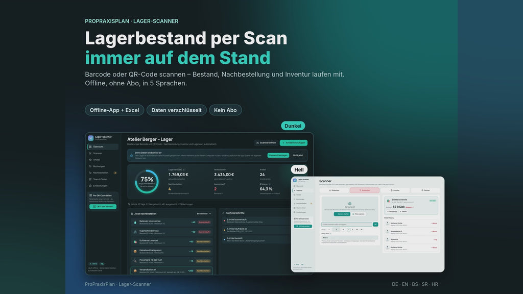 Lager-Scanner im Video: scannen, buchen, nachbestellen
