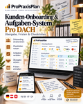 Kunden-Onboarding & Aufgaben-System Pro DACH – DACH, Einmalkauf, Download, kein Monatsabo