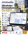 Mitarbeiter-Einsatzplanung Pro DACH – DACH, Einmalkauf, Download, kein Monatsabo
