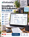 Investitions- & ROI-Kalkulator Pro DACH – DACH, Einmalkauf, Download, kein Monatsabo