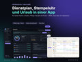 Team-Planer von ProPraxisPlan – Dienstplan, Stempeluhr und Urlaub, Offline-App im dunklen und hellen Modus